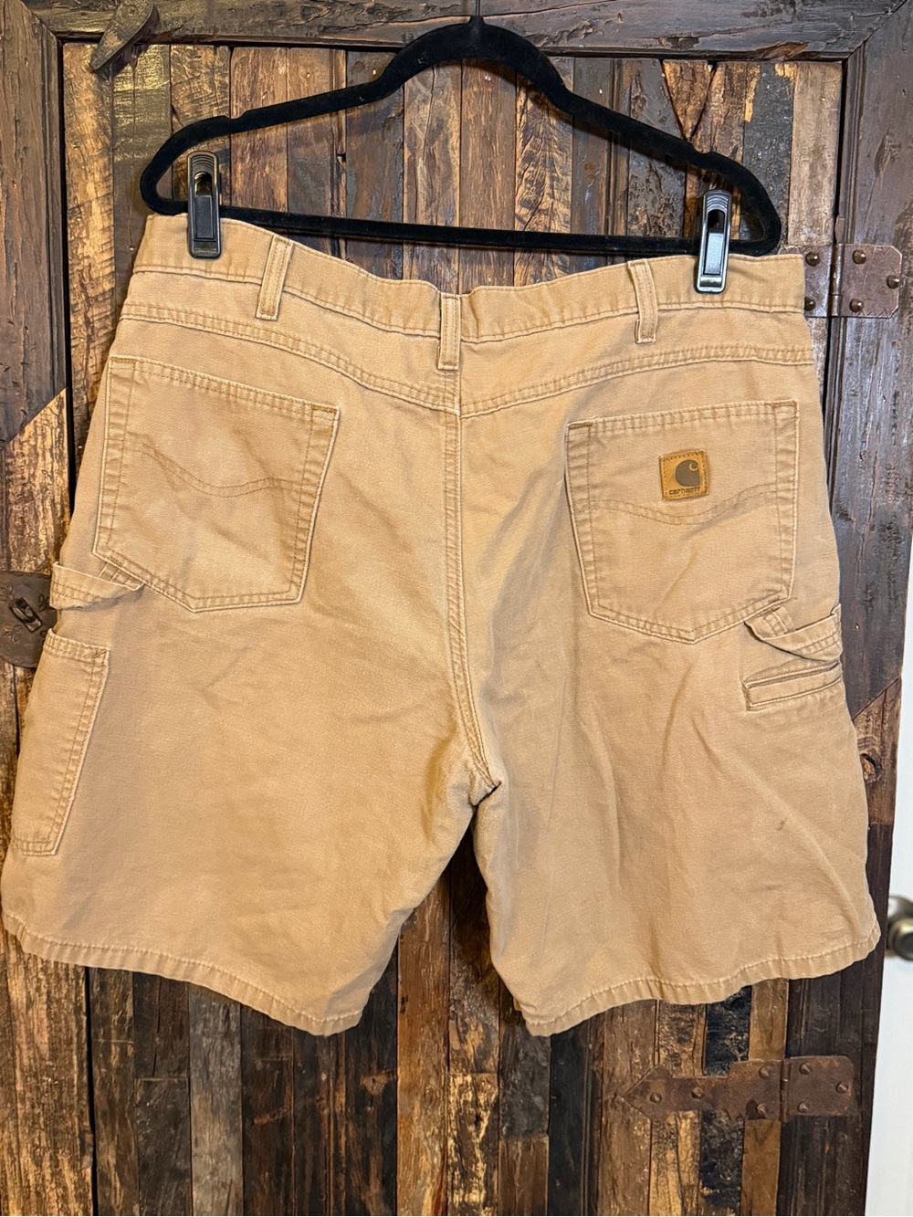 Carhartt Carpenter Shorts Men’s 38 Brown Duck Canvas Y2K 2007 Workwear